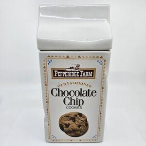 Vintage Pepperidge Farm Ceramic Cookie Jar Canister